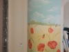 роспись стен цветы на стене Новосибирск