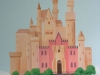 Замок с феями, роспись в детской